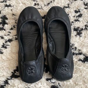 Black Tory Burch Eddie Ballet Flat